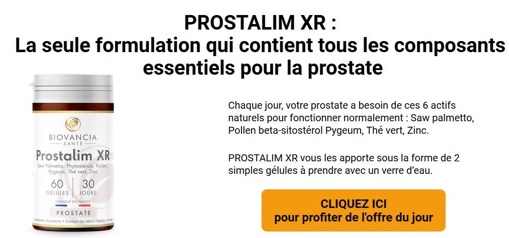 Prostalim Avis (FR, BE) - Prostalim Xr de Biovancia! Prix ...