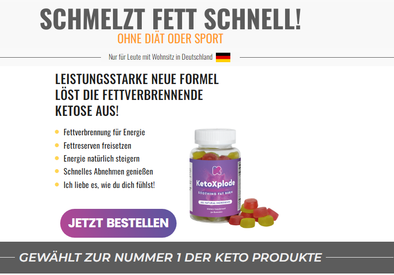 Keto Explode Gummibärchen Erfahrungen