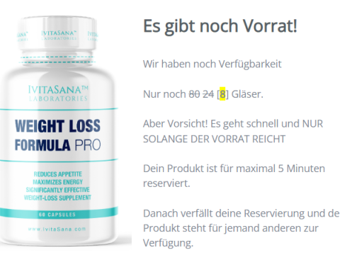 Ivitasana Weight Loss Formula Pro