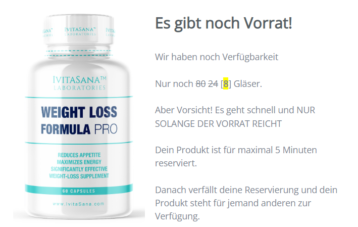 Ivitasana Weight Loss Formula Pro