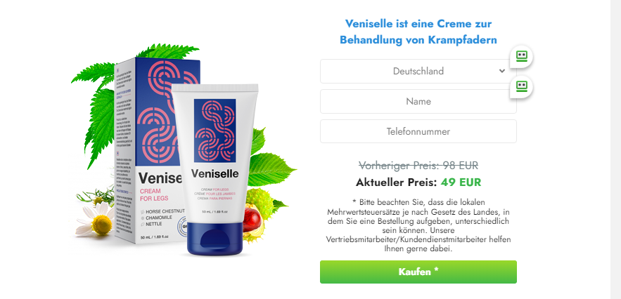 Veniselle Creme Test