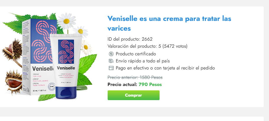 Veniselle Crema Varices Opiniones