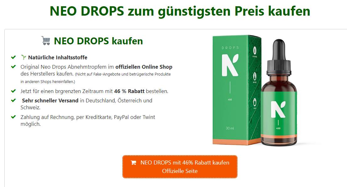 NEO Drops Erfahrungen