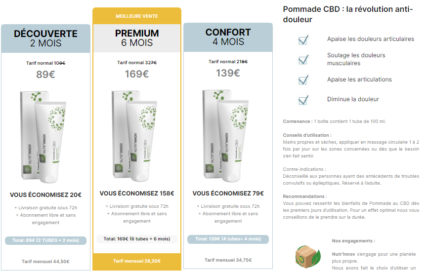 Pommade CBD