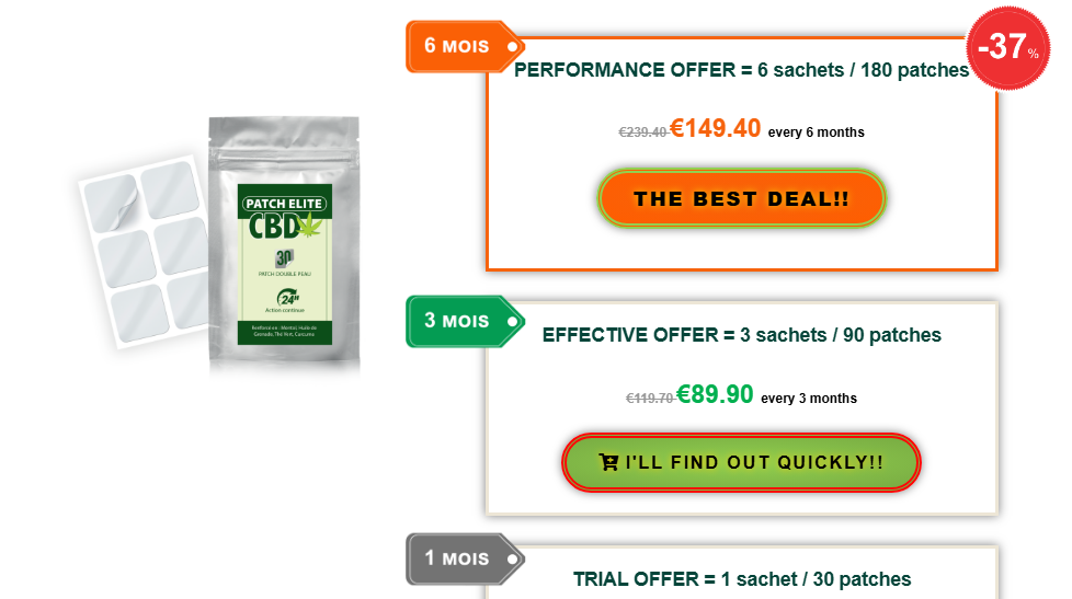 Patch Elite CBD