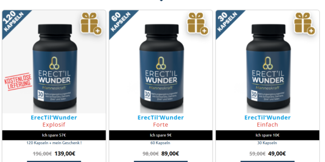 Erect’il Wunder Erfahrungen