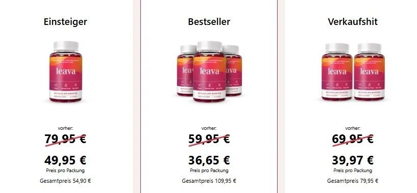 Leava Metabolism Gummies Price