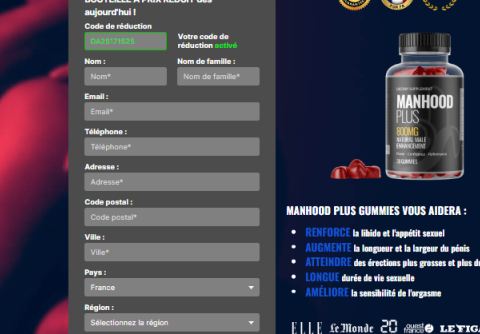 ManHood Plus Gummies Avis