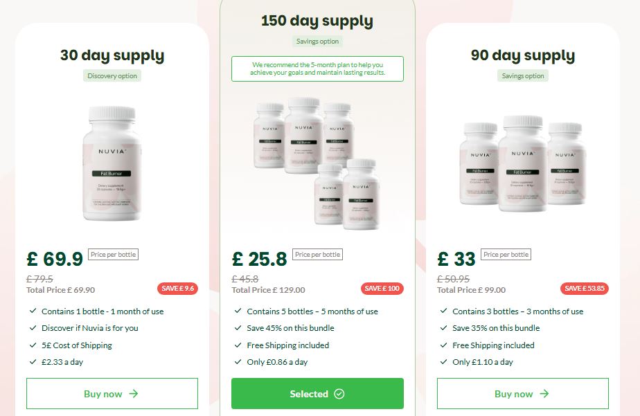 Nuvia Fat Burner Capsules